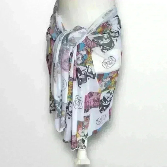 Swiminista x James Peter Henry Art Toss Print Wrap Sarong NWT​​ - Picture 1 of 7